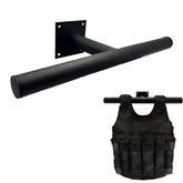Tactical Vest Hanger Wall Mount, Heavy Duty Police Gear Rack, Body Armor Hanger, Tactical Plate Carrier Accessories For Backpack Gym Home Workout Tactical Home Gear