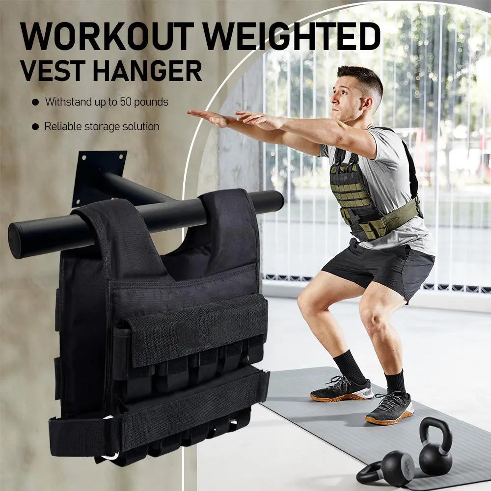 Tactical Vest Hanger Wall Mount, Heavy Duty Police Gear Rack, Body Armor Hanger, Tactical Plate Carrier Accessories For Backpack Gym Home Workout Tactical Home Gear